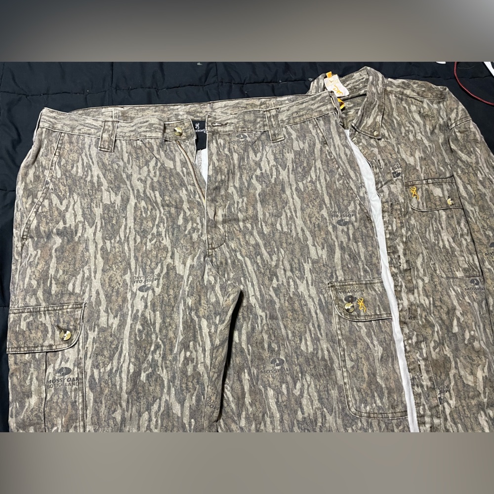Browning bottomland camo jacket and pants